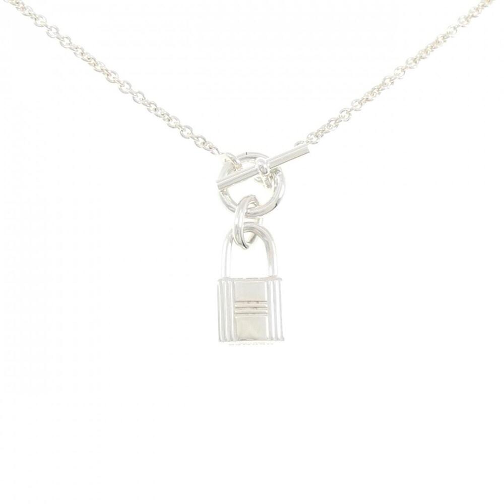 HERMES Silver Necklace